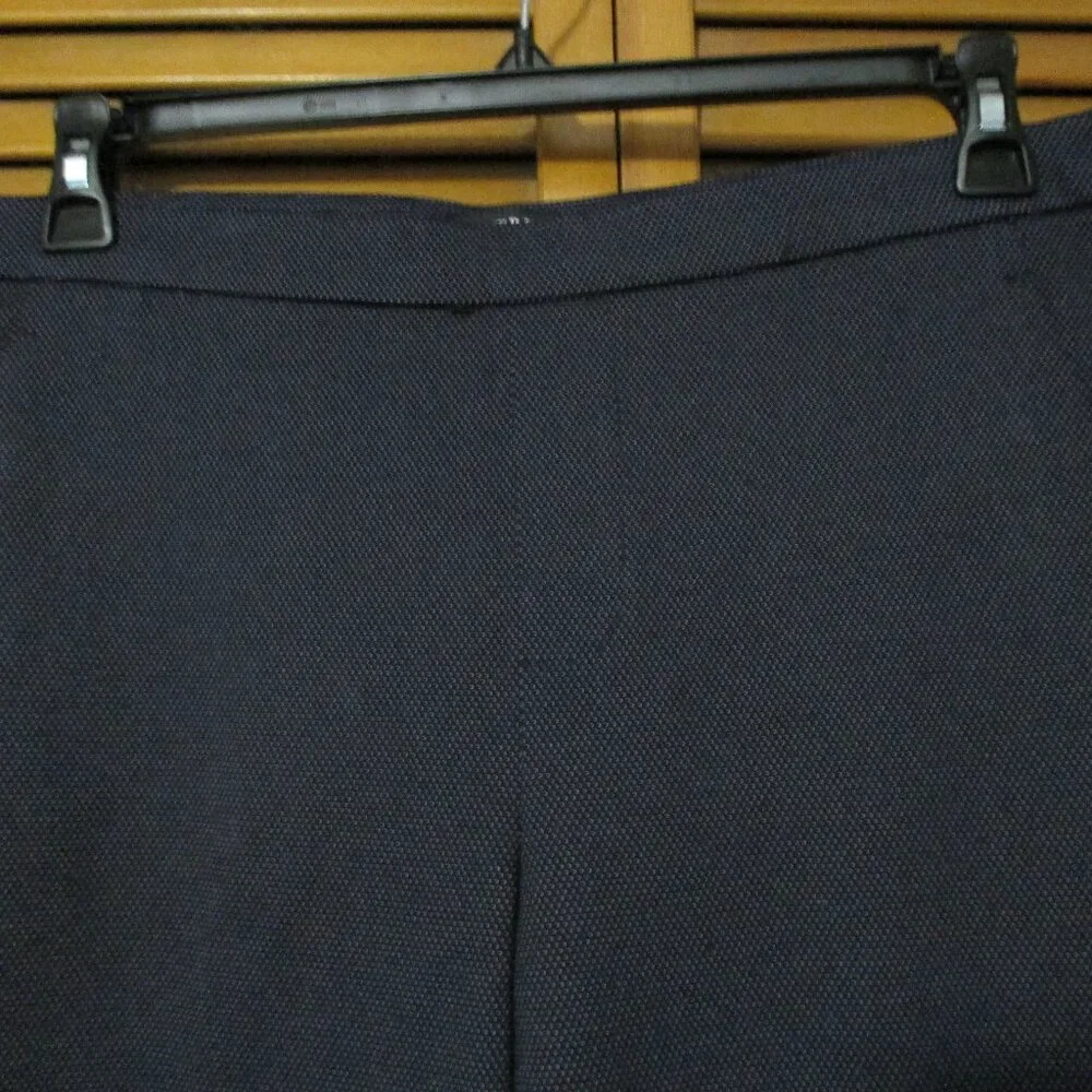 Liverpool pants elastic banded waist, pockets and stretch, navy w/dots size 12 - Picture 6 of 8
